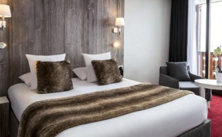 Hotel Pic Blanc, Alpe d'Huez, Double Bedroom